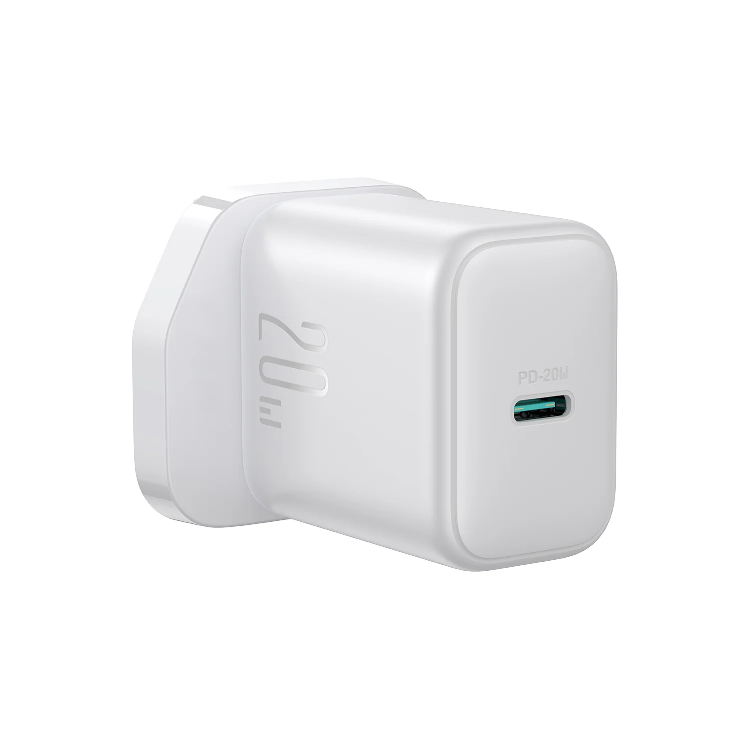 JR-TCF20 PD 20W Charger-White (EU/UK)+C to C/C to L Cable 1m - Image 3