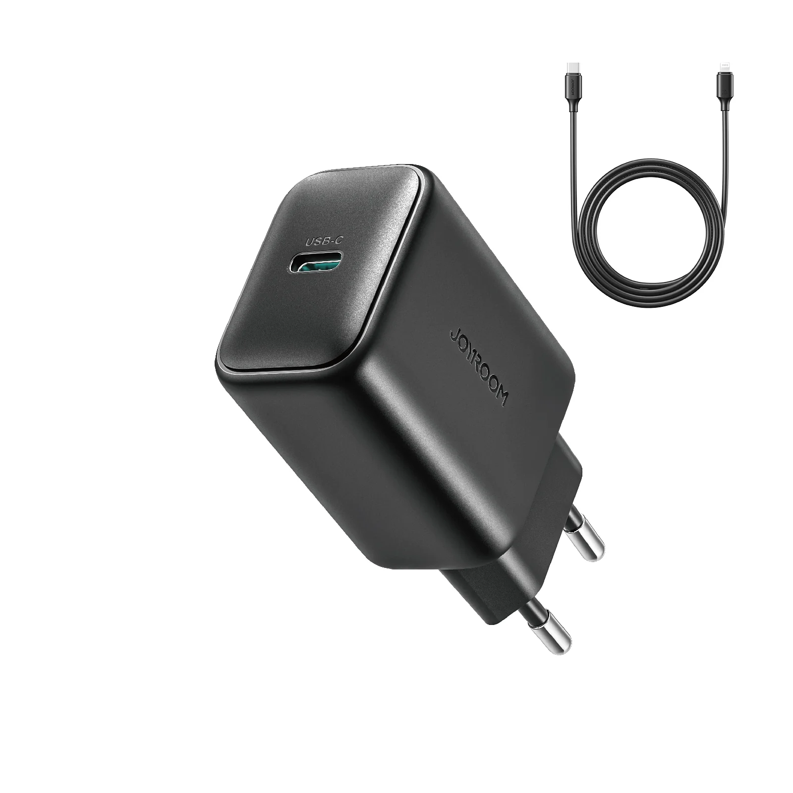 JR-TCF23 25W PD Charger-Black (EU/UK)+C to C Cable 1m - Image 3