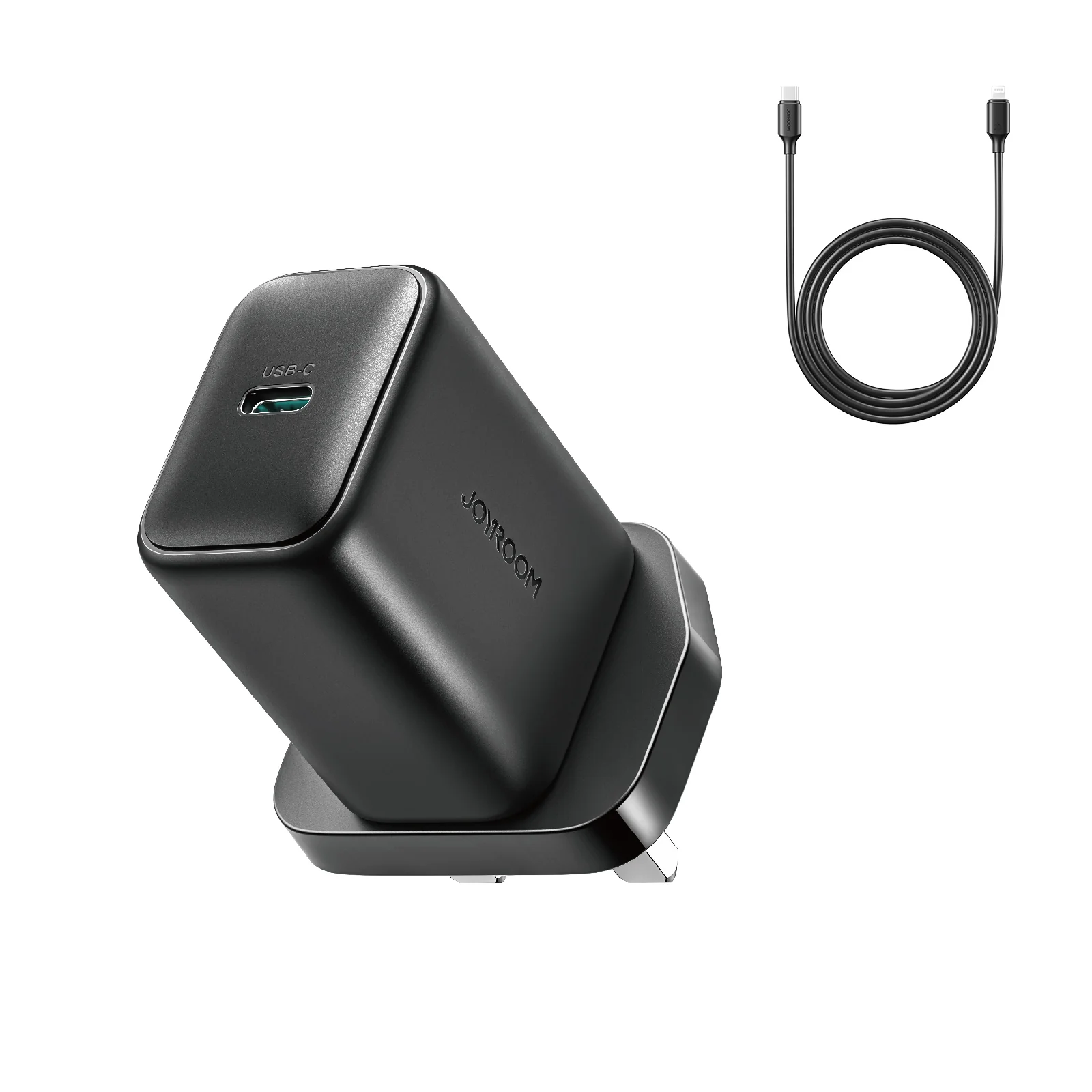JR-TCF23 25W PD Charger-Black (EU/UK)+C to C Cable 1m - Image 6