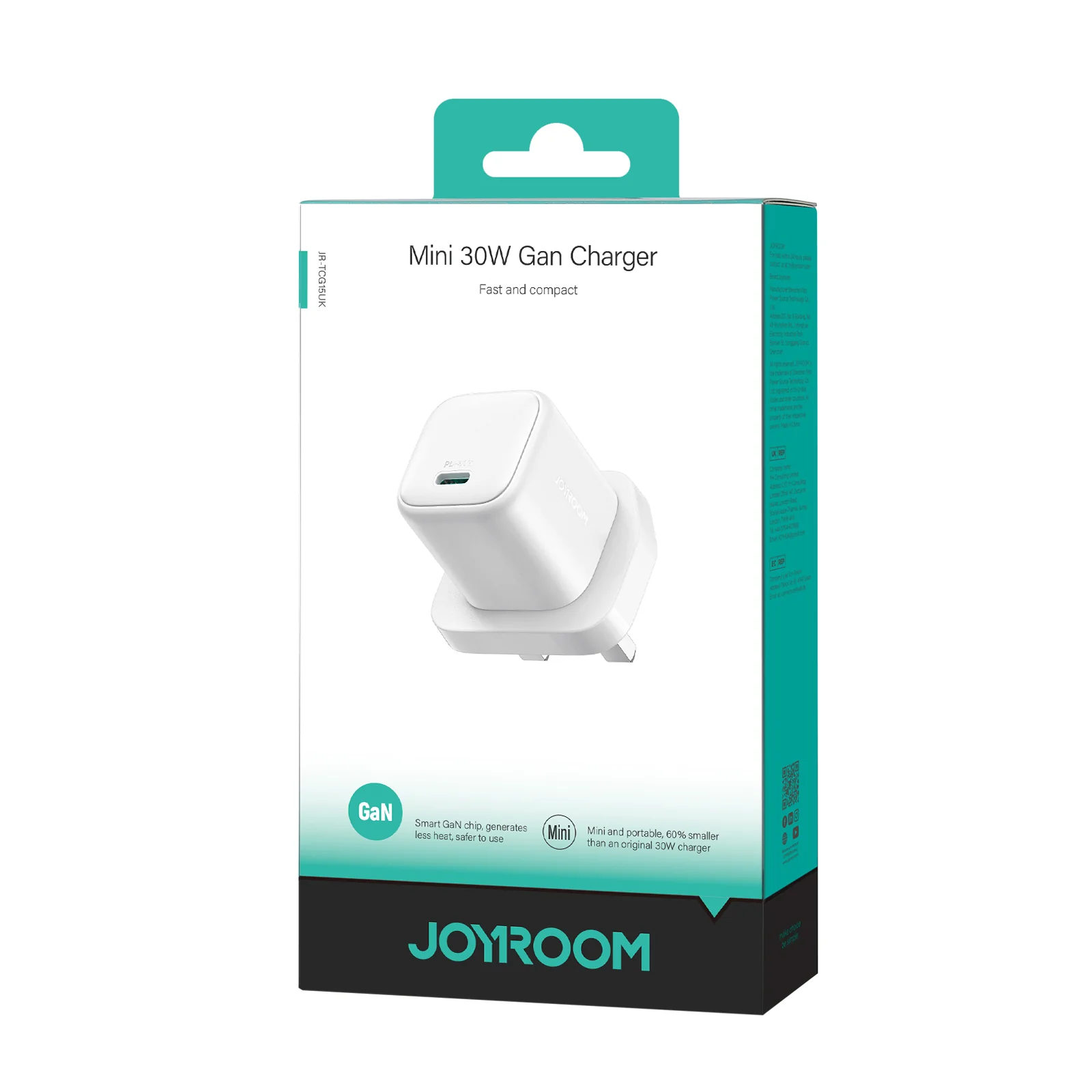 JR-TCG15 30W PD mini GaN Charger white - Image 3
