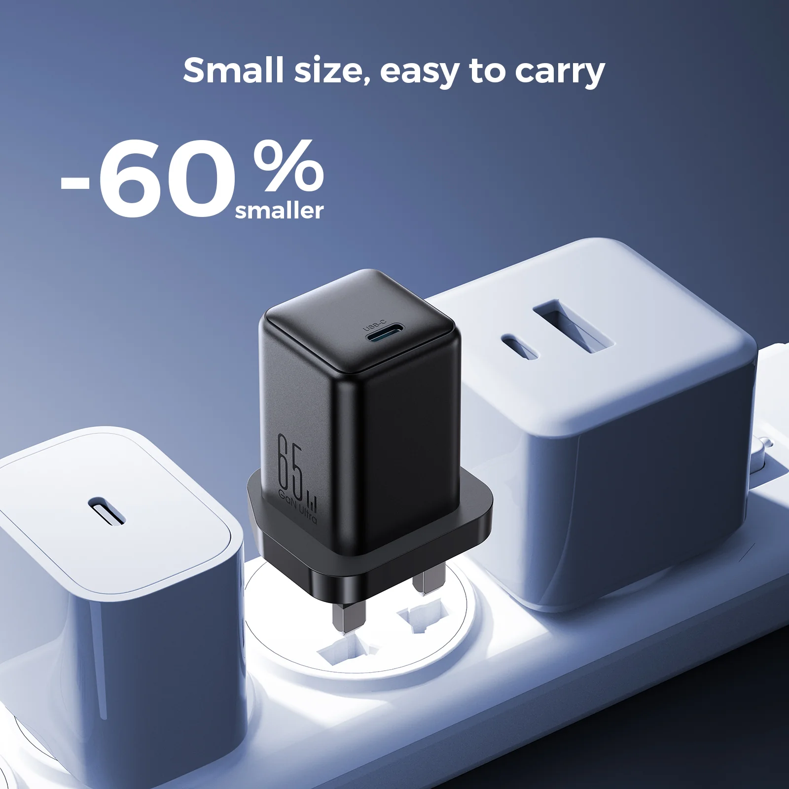 JR-TCG18 65W PD Charger EU/UK-Black - Image 7