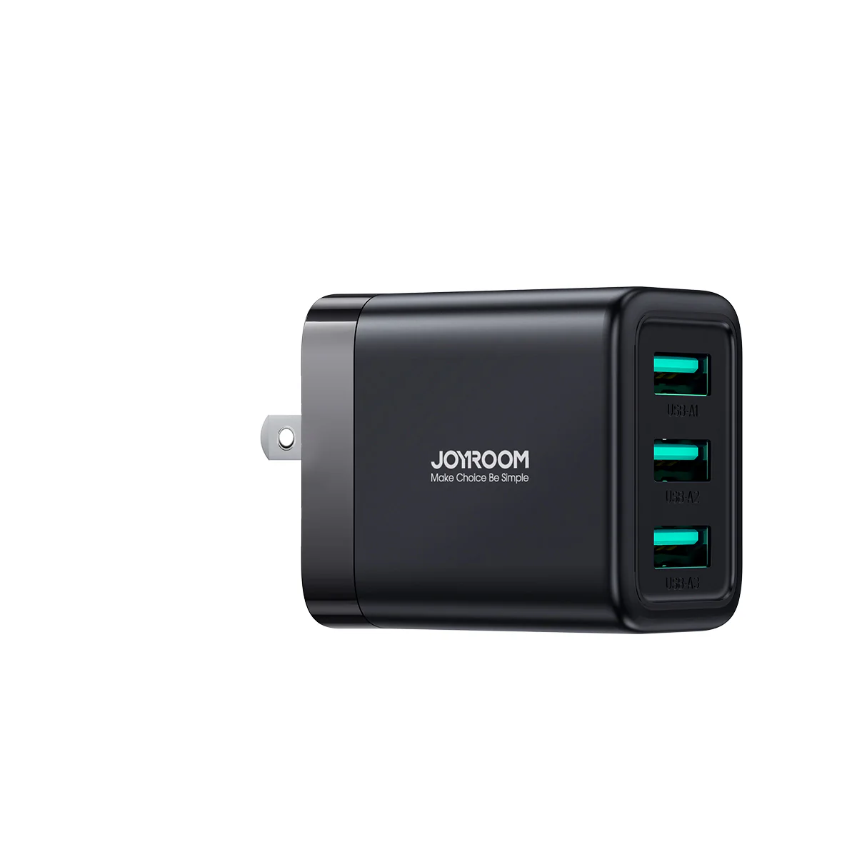 JR-TCN02 3.4A 3USB Charger-Black EU/UK/US - Image 3