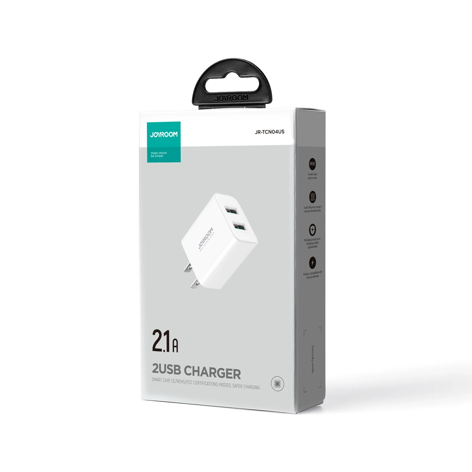 JR-TCN04 2.1A 2USB Charger EU/UK/US - Image 5