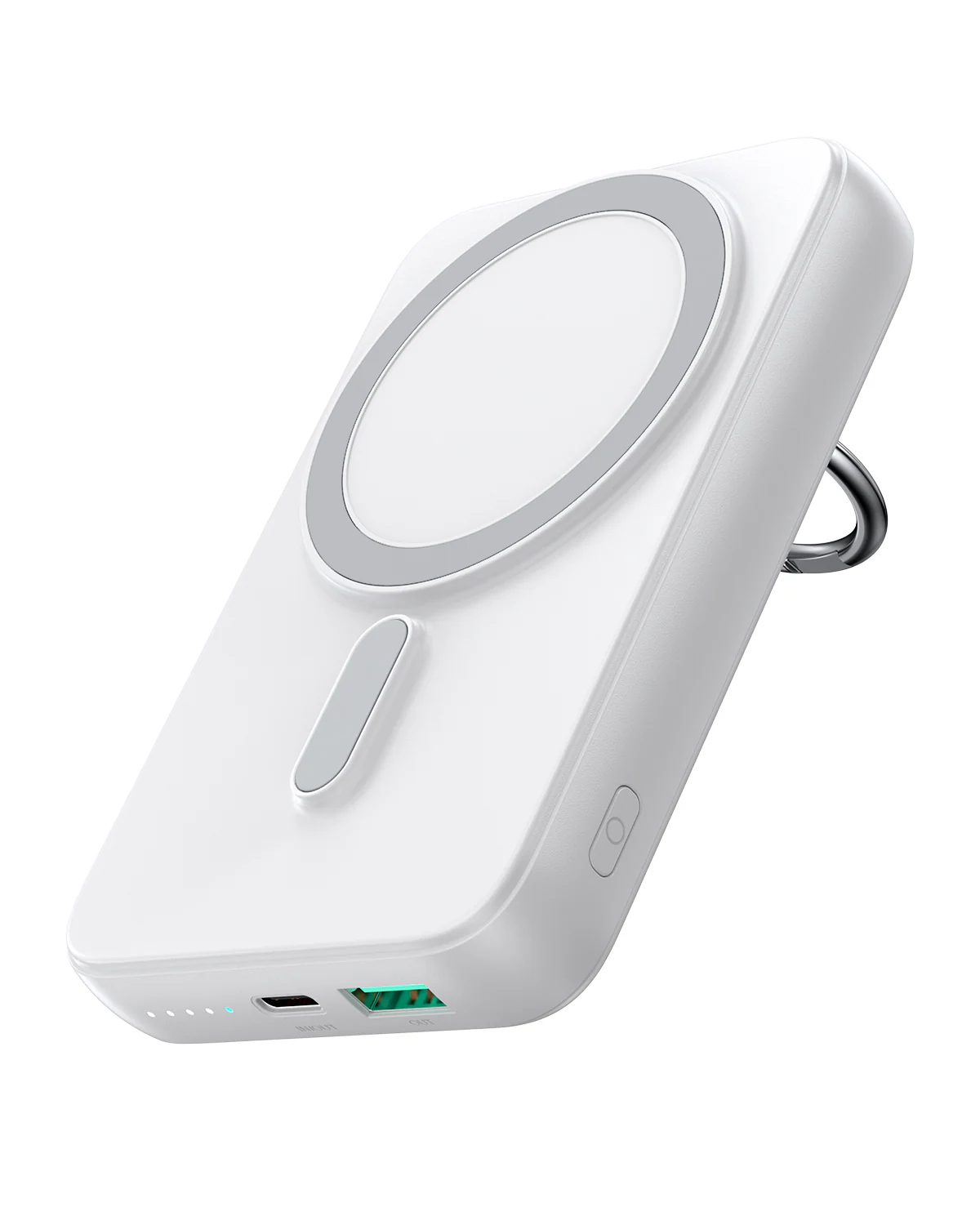JR-W050 20W 10000mah Mini magnetic wireless power bank with ring - Image 3