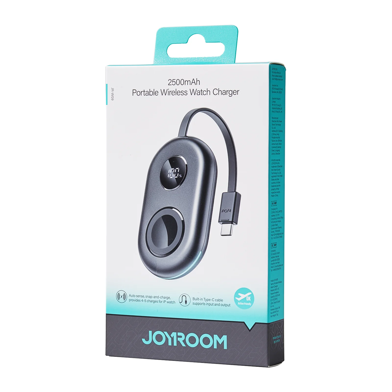 JR-W09 2000 mAh Portable Wireless Watch Charger - Image 3