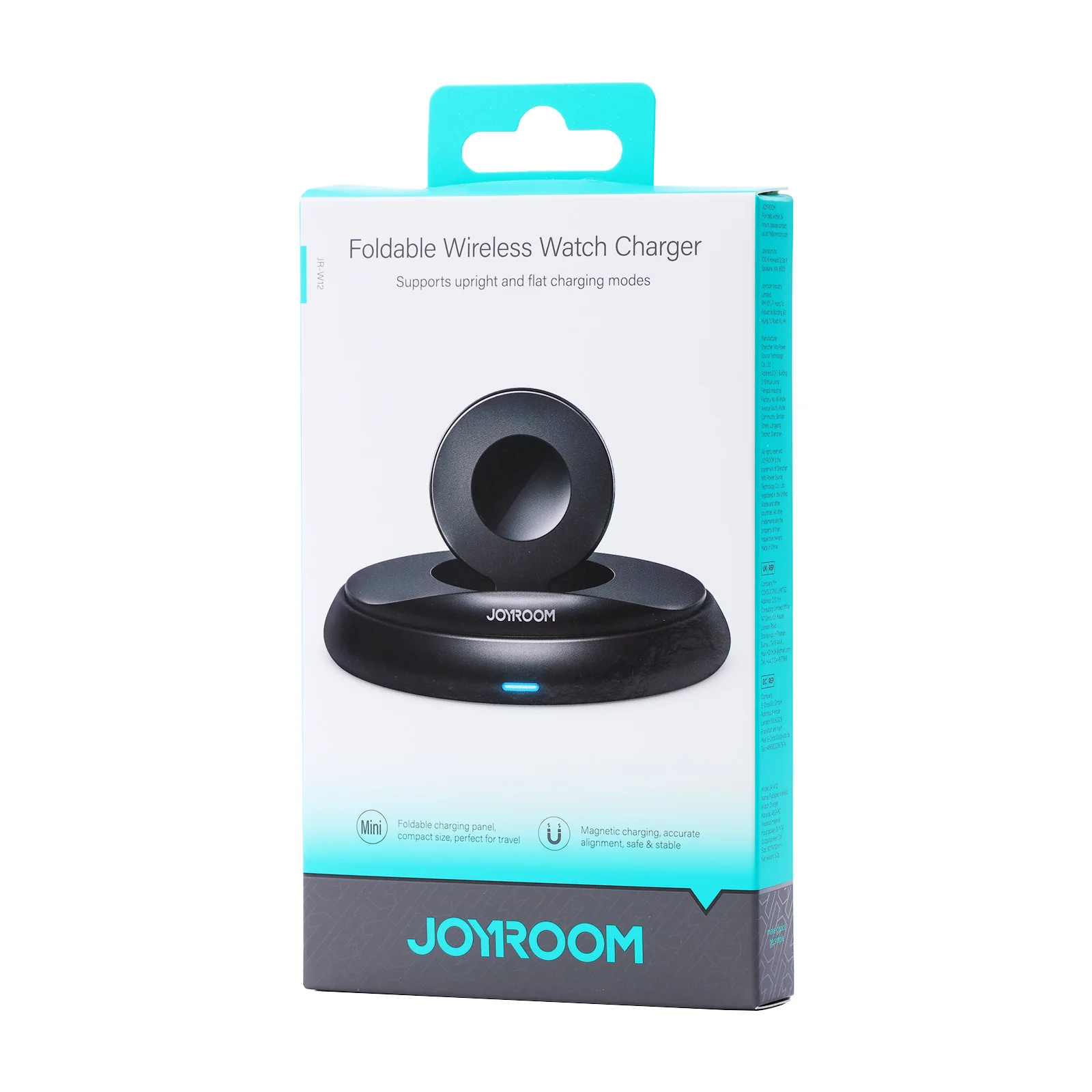 JR-W12 Foldable Wireless Watch Charger -Black - Image 2