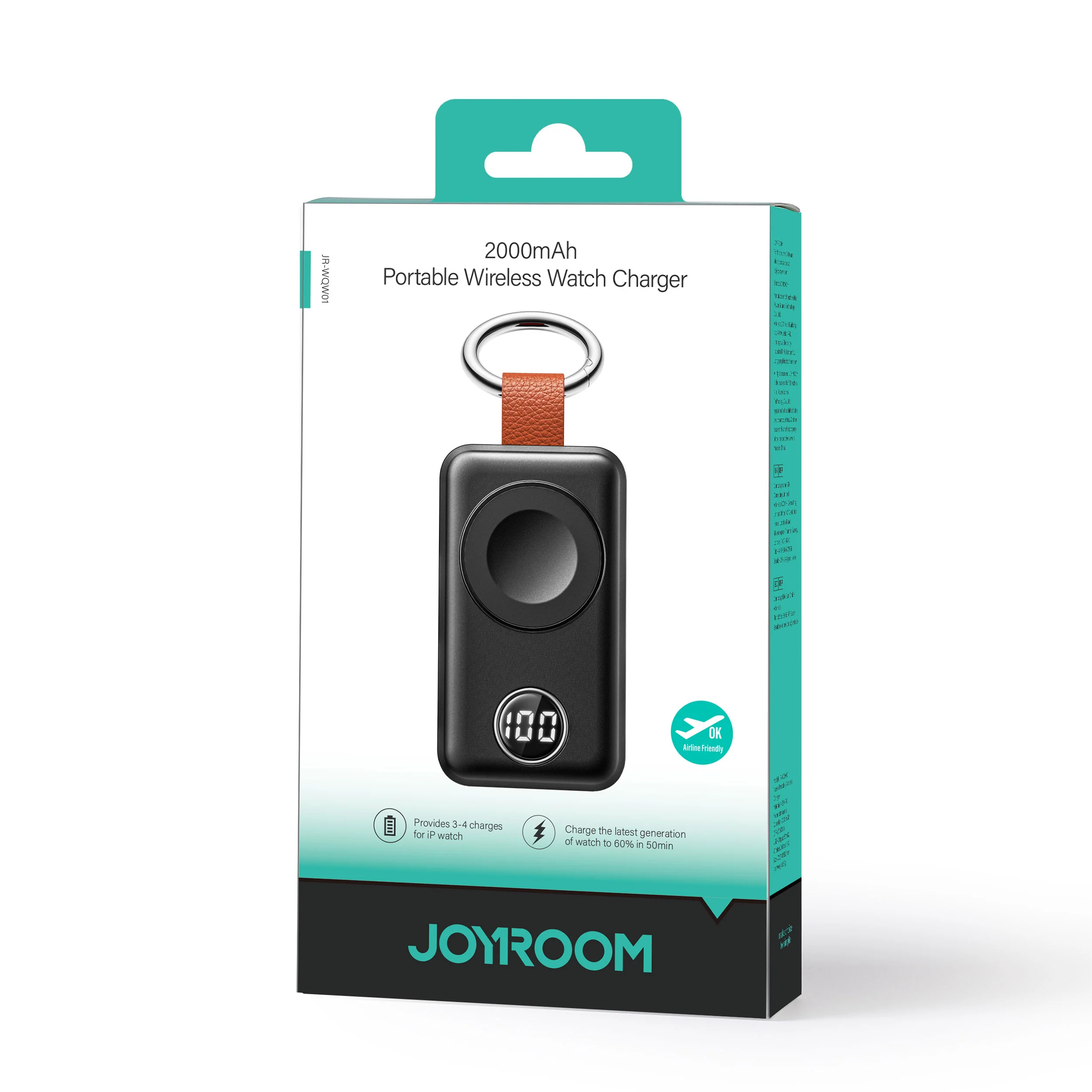 JR-WQW01 2000mAh Portable Watch Wireless Charger - Image 5