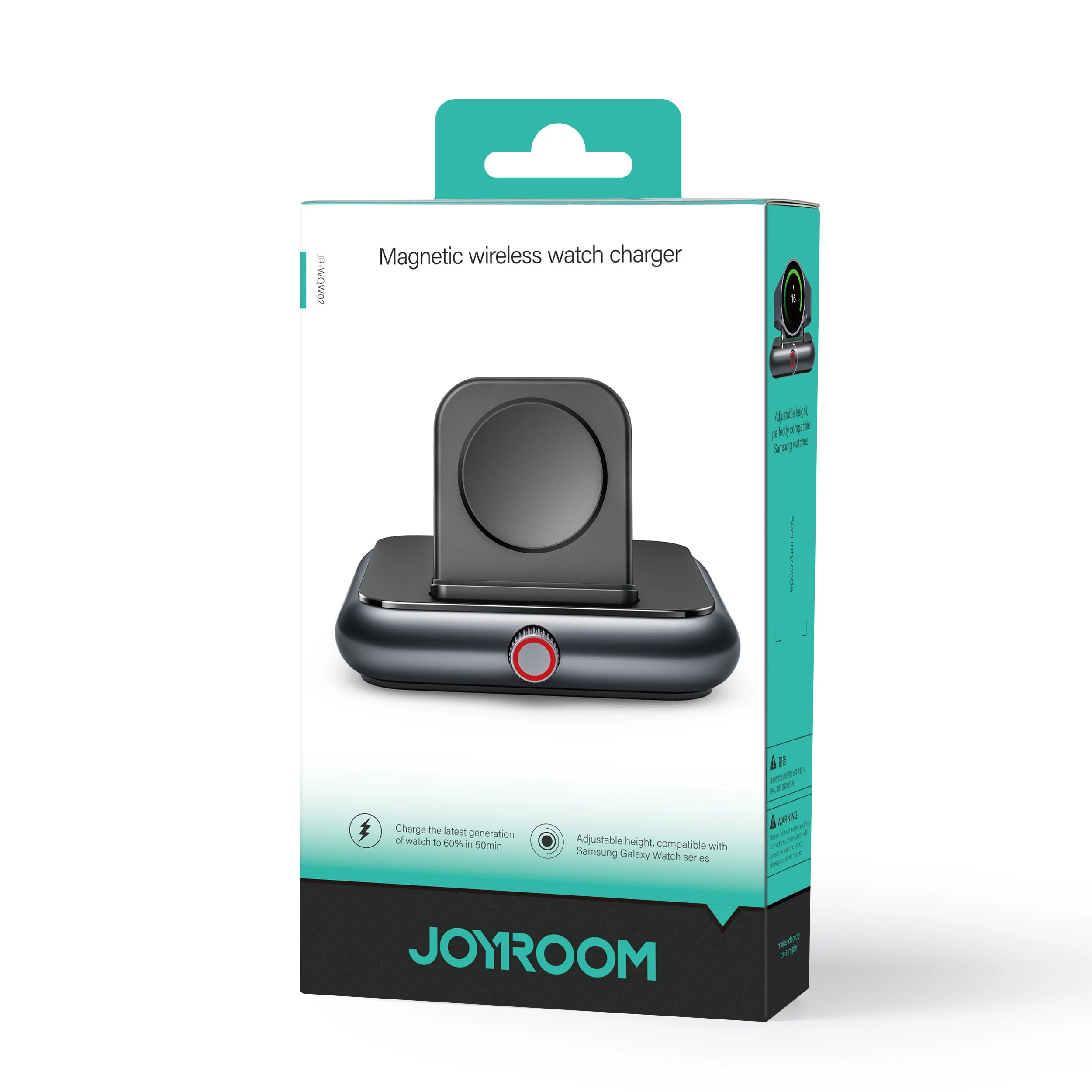 JR-WQW02 Wireless Watch Charger for Samsung Galaxy Watch series-Black - Image 8