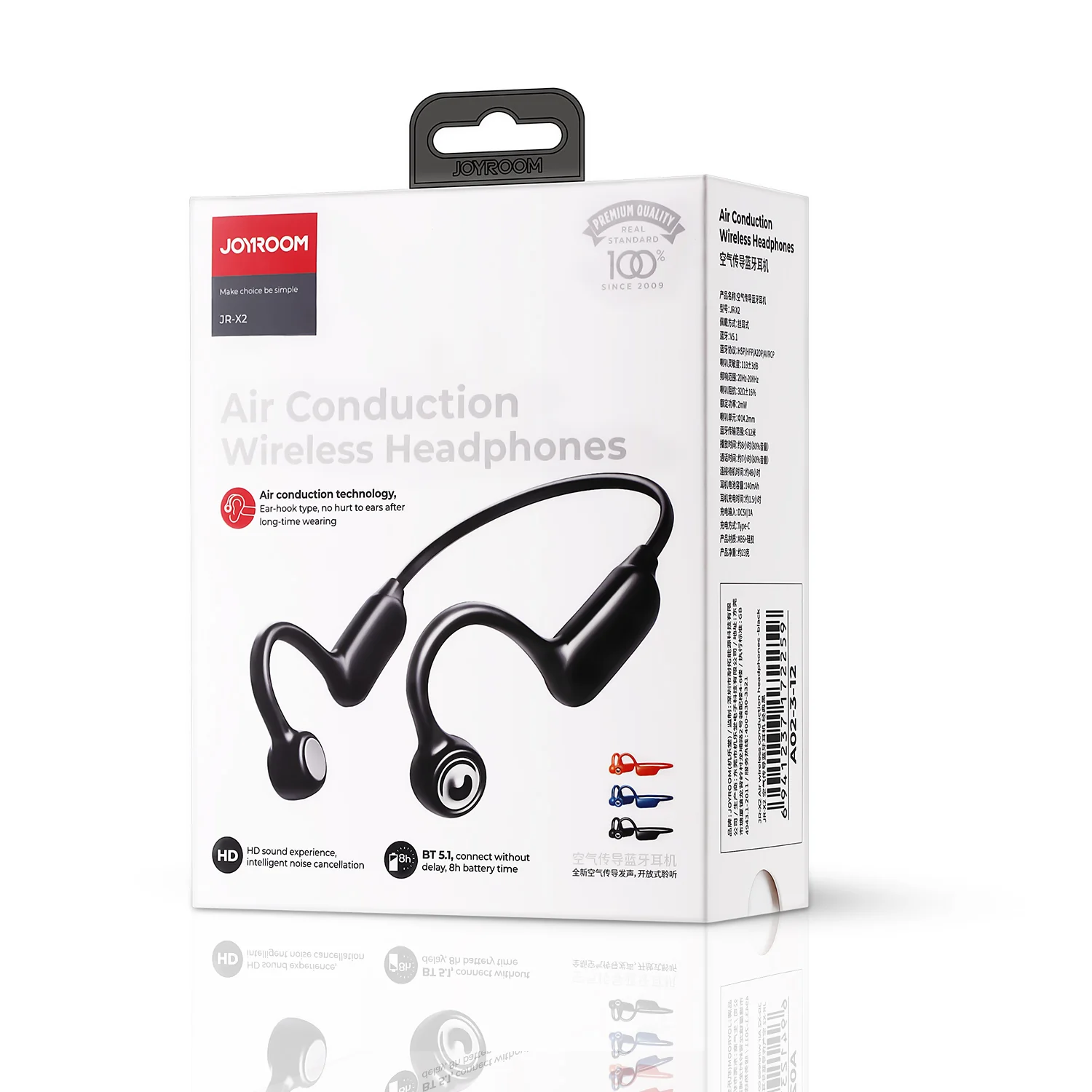 JR-X2 Wireless Bluetooth Air Conduction Headphones - Image 5