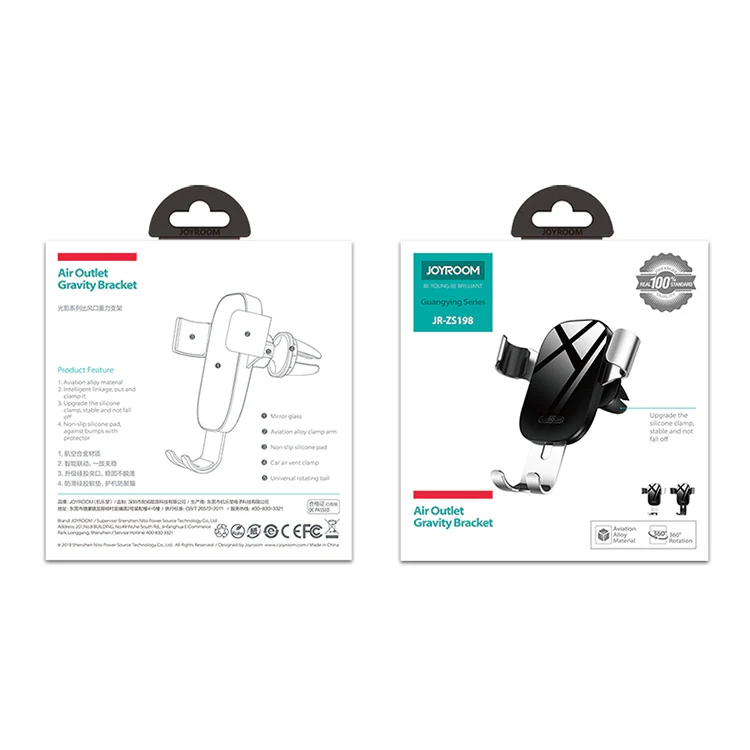 JR-ZS198 Gravity bracket dashboard air outlet holder - Image 3