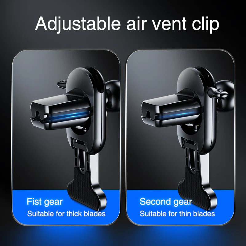 JR-ZS212 Wireless Charging Gravity holder air vent & dashboard - Image 3