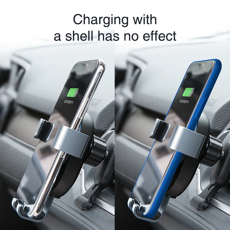 JR-ZS212 Wireless Charging Gravity holder air vent & dashboard - Image 4