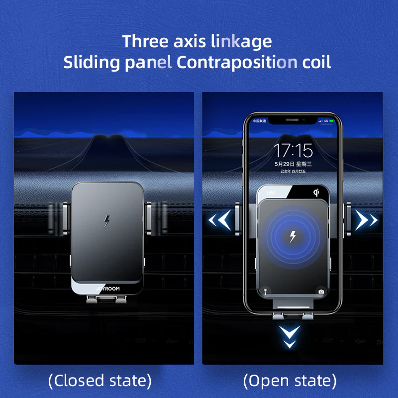 JR-ZS219 Three-axis electric wireless charging car holder (set) - Image 3