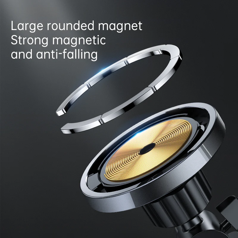 JR-ZS240 Magnetic wireless car charge holder Air Vent & dashboard - Image 5