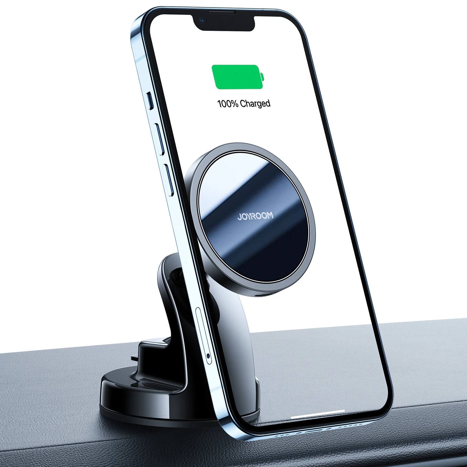 JR-ZS240 Magnetic wireless car charge holder Air Vent & dashboard - Image 9