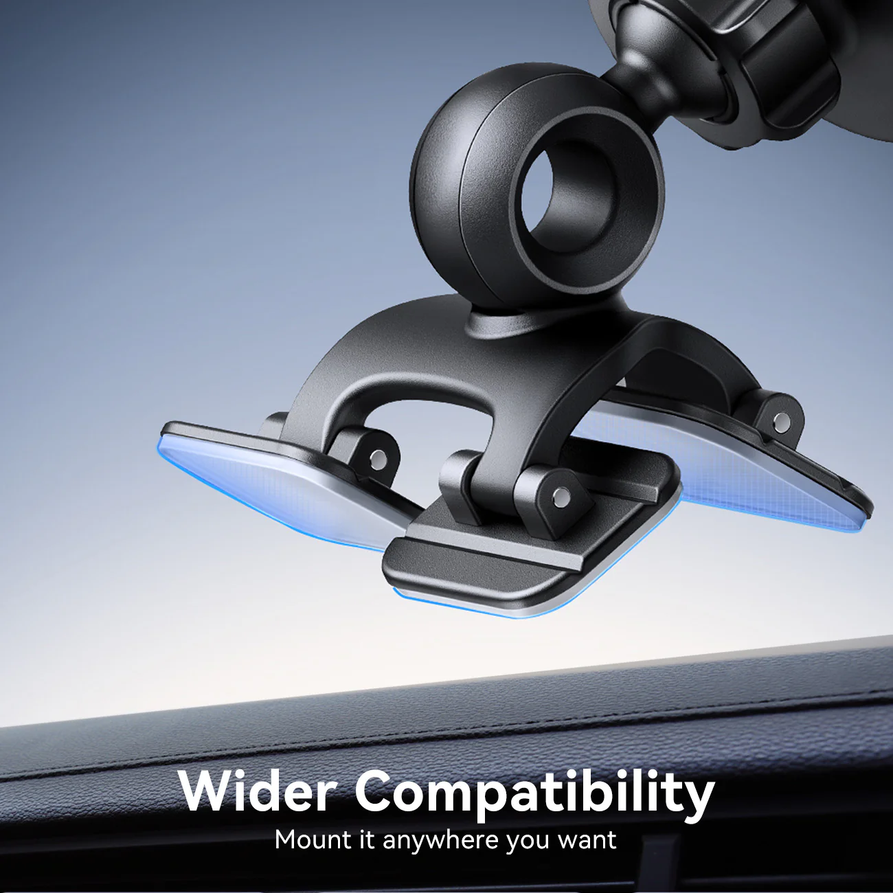 JR-ZS259 Car Phone three-jaw Holder-Black - Image 7