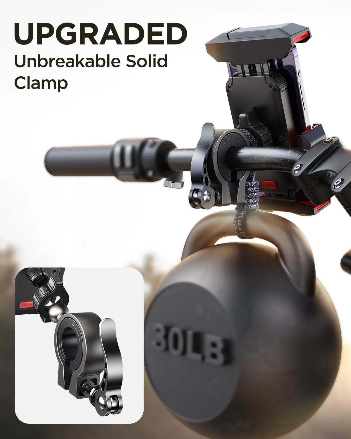 JR-ZS265 Bike Phone Mount-Black - Image 5
