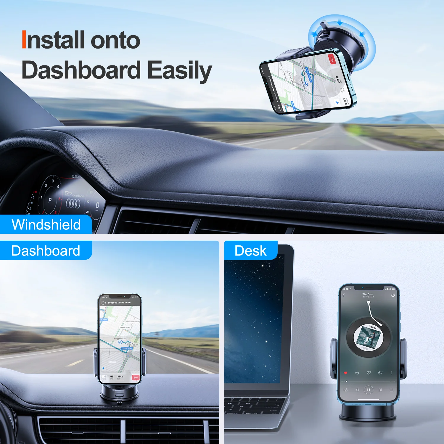 JR-ZS284 Car phone holder - Image 2