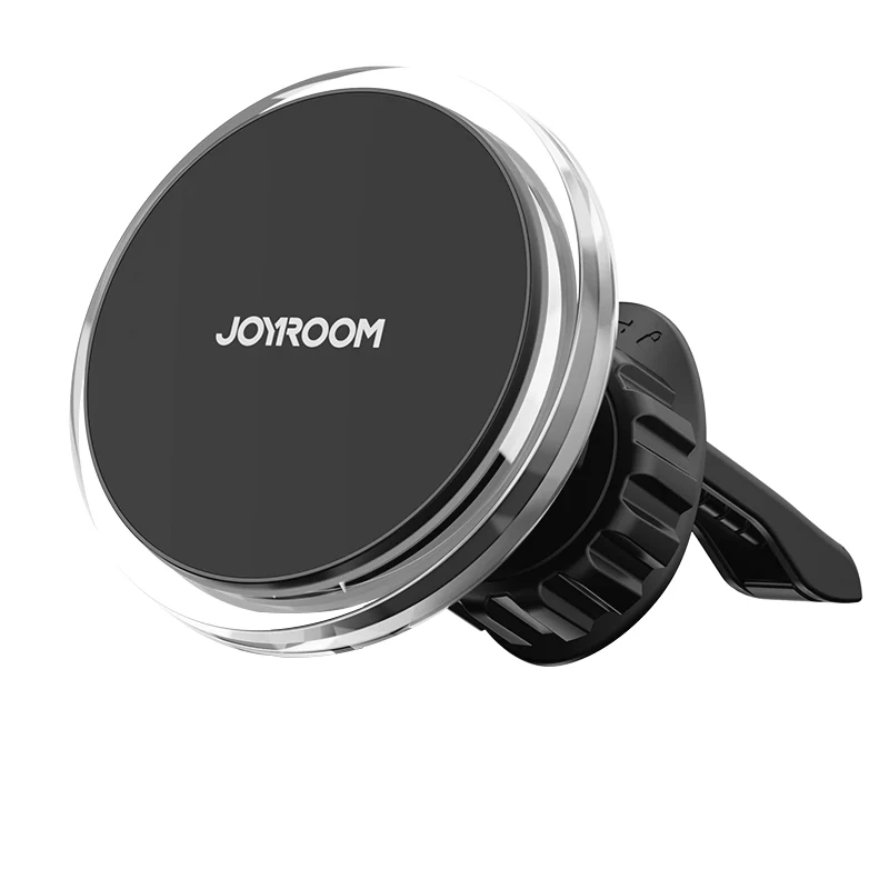 JR-ZS291 Magnetic Wireless Car Charger Holder with LED Letter Ring holder air vent - Image 2