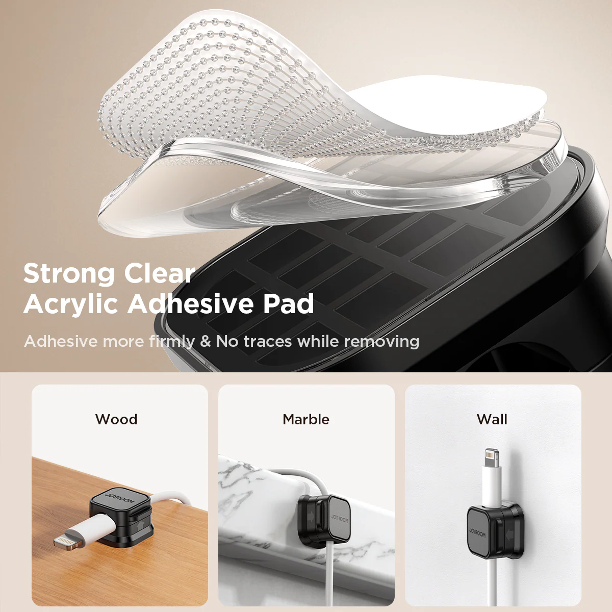 JR-ZS368 Magnetic Cable Organizer(3pcs) - Image 6