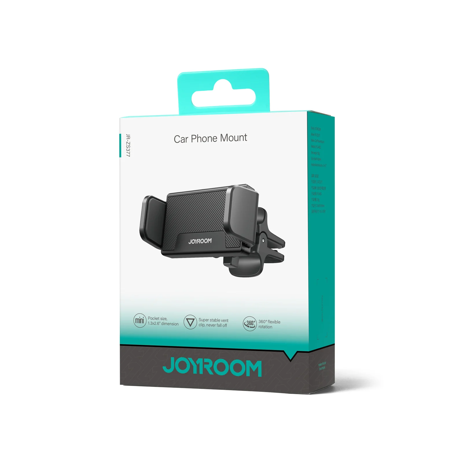 JR-ZS377 Car Phone Mount (Air Vent) - Image 5