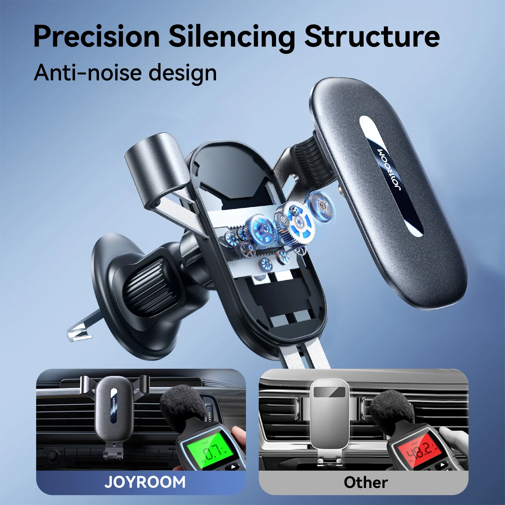 JR-ZS392 Car Phone Mount(Air Vent)-Black - Image 5