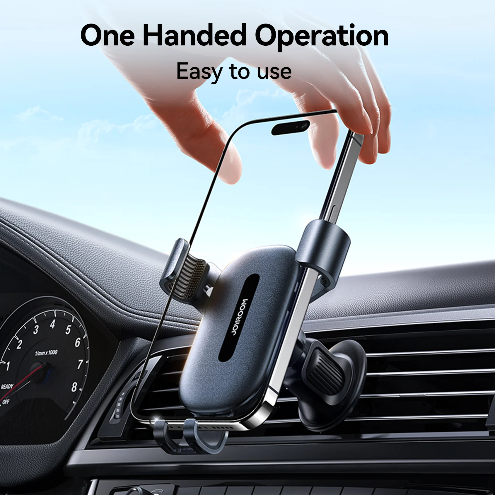 JR-ZS392 Car Phone Mount(Air Vent)-Black - Image 6