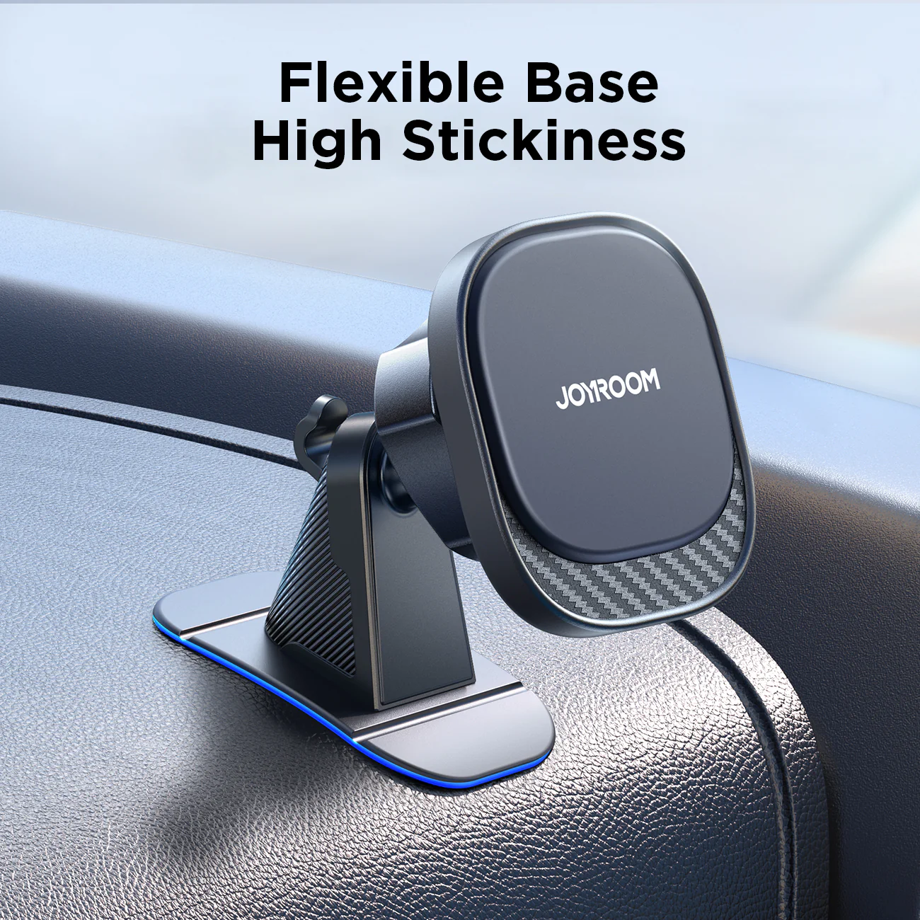 JR-ZS400 Magnetic Car Phone Mount (Air Vent/Dashboard)  Black - Image 8