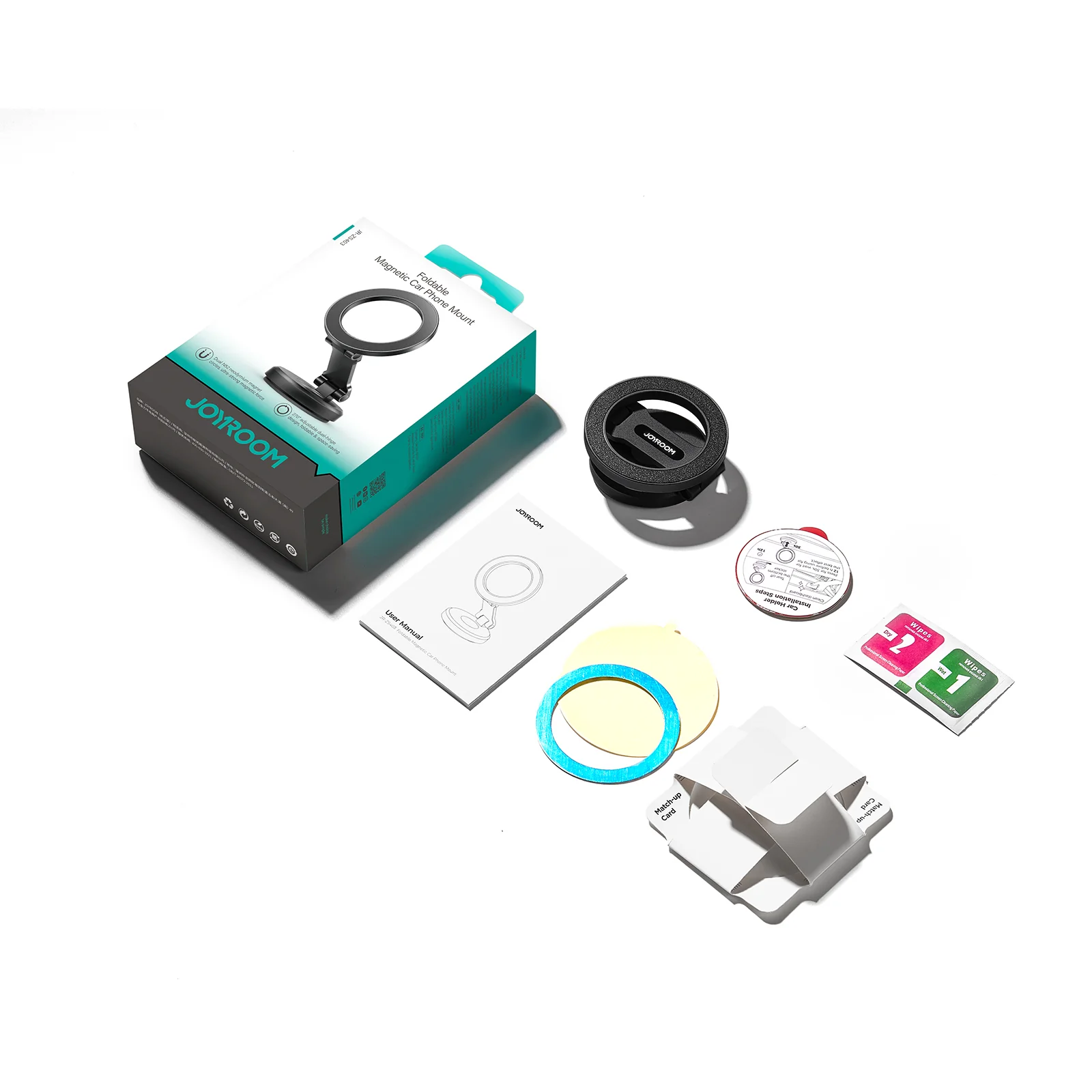 JR-ZS403 Foldable Magnetic Car Phone Mount - Image 4