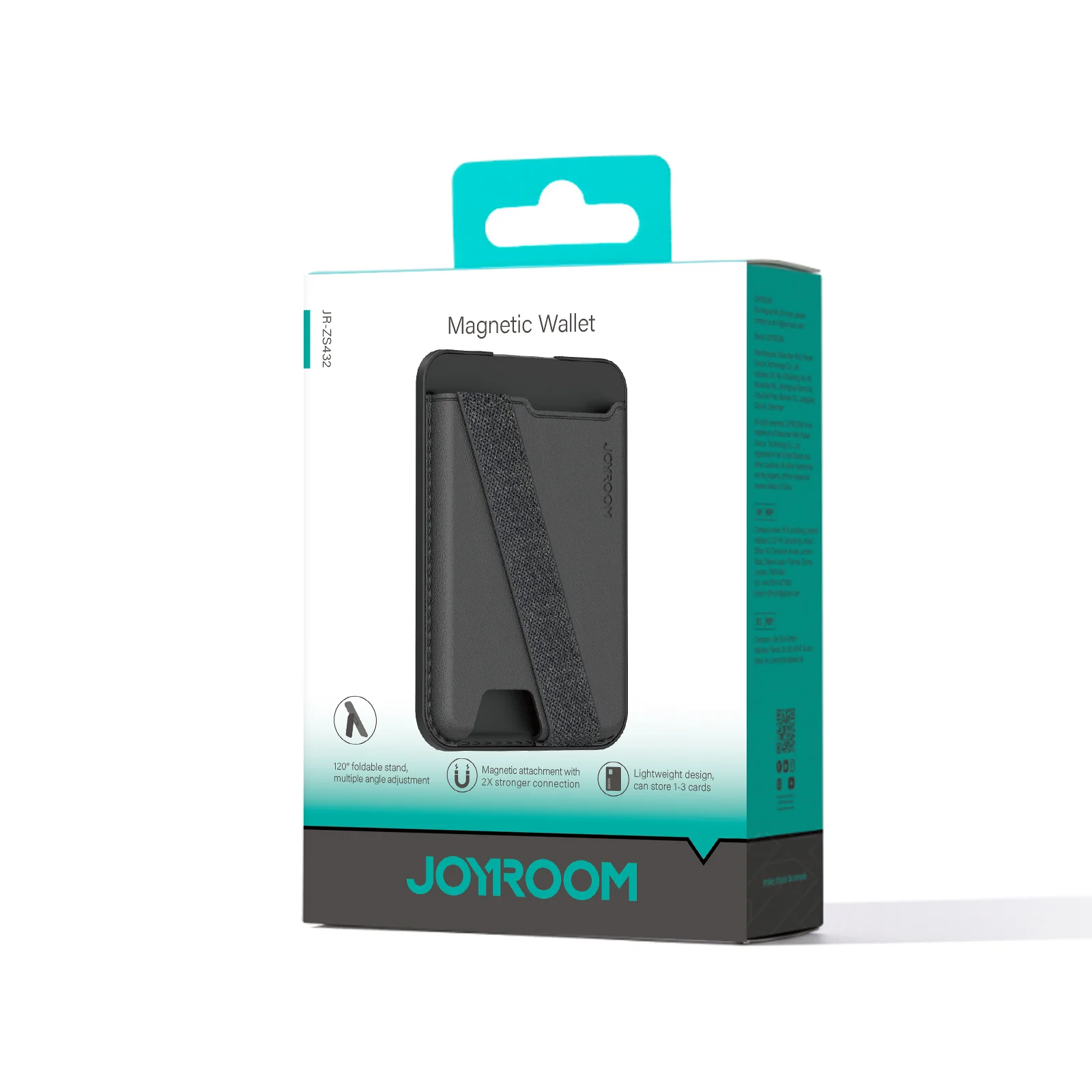 JR-ZS432 MagSafe Wallet-Black - Image 2