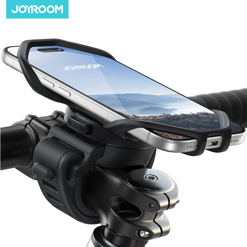 JR-ZS582 Silicone Bike Phone Mount Black - Image 2