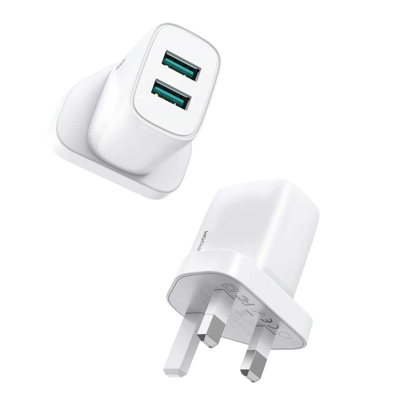 L-2A101 2.1A Dual ports mini fast charger EU/UK/US - Image 3