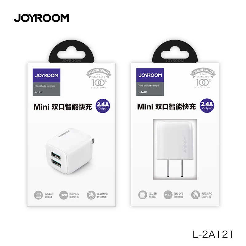 L-2A121 Mini dual port smart fast charger EU/CN - Image 4