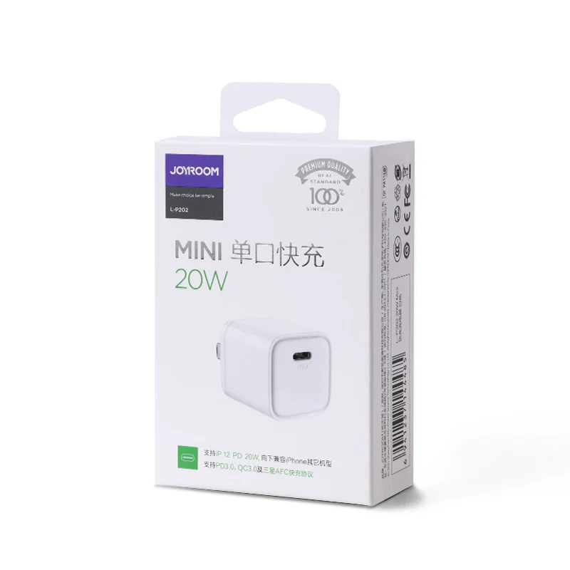 L-P202 Travel series 20W Mini fast charger black  EU/UK/CN - Image 5