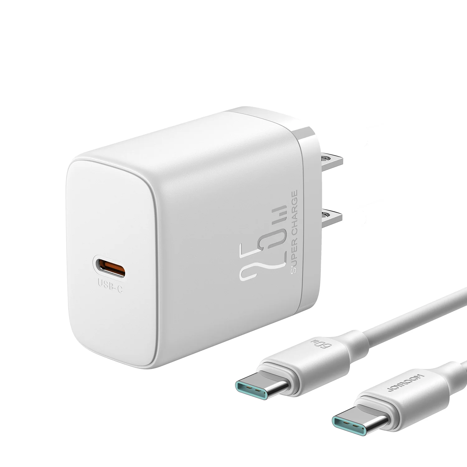 TCF11 PD 25W Mini intelligent fast charger with C TO C cable  EU/UK/US - Image 5