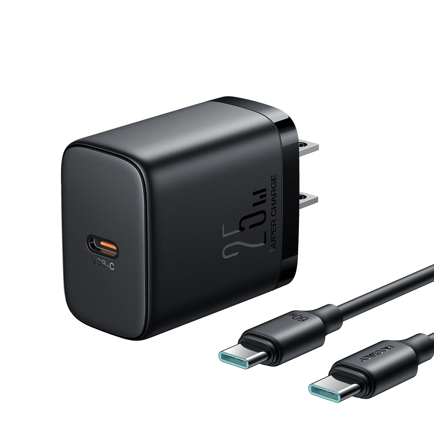 TCF11 PD 25W Mini intelligent fast charger with C TO C cable  EU/UK/US - Image 6