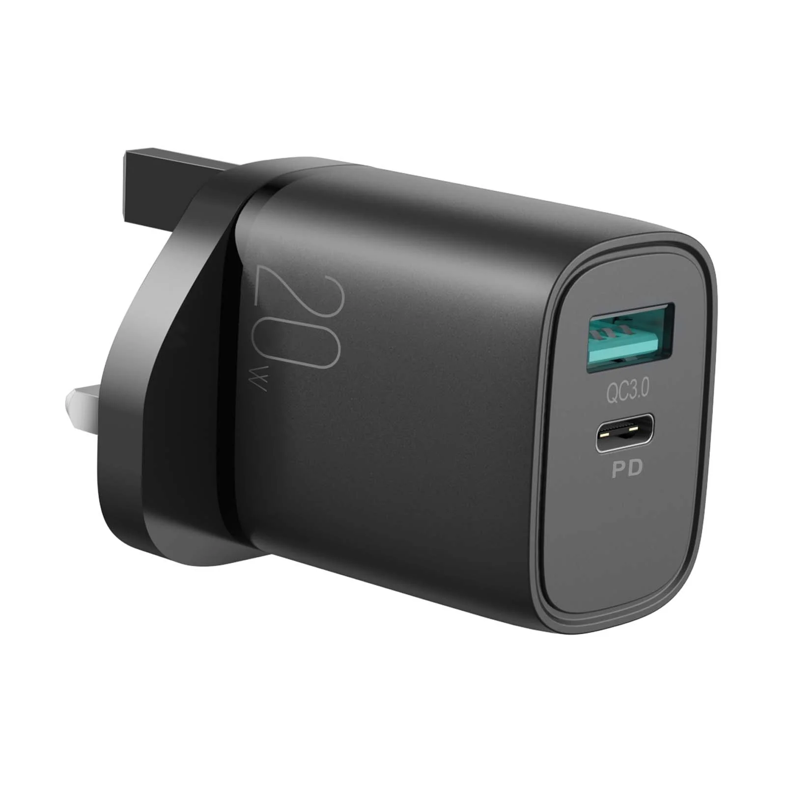 L-QP2011 PD+QC 20W Mini intelligent fast charger EU/UK/CN/US - Image 3