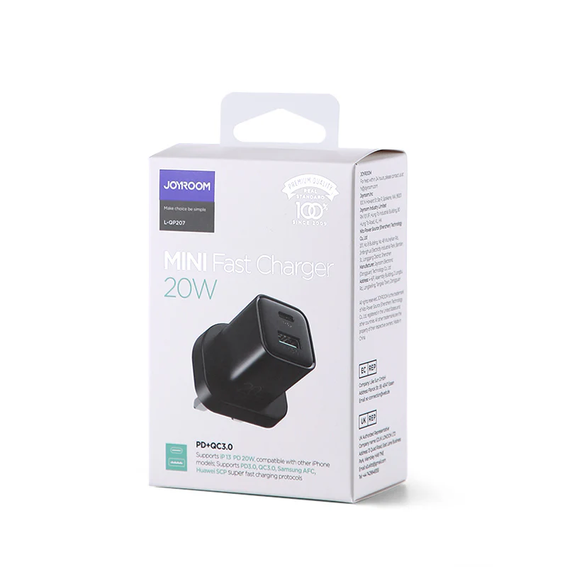 L-QP207 Travel series 20W dual ports Mini fast charger EU/UK/CN - Image 5