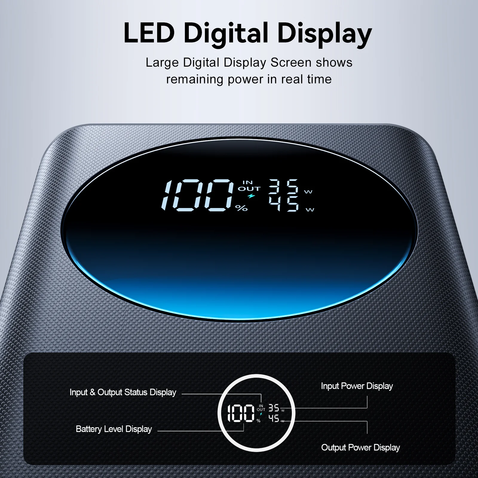 JR-PBF02 Pro 45W Power Bank 20000mAh-Black - Image 4