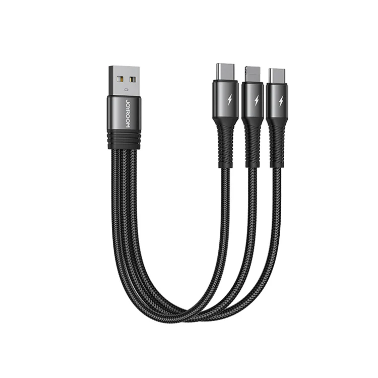 S-01530G11 3 in 1 charging cable 0.15m-Lightning++TypeC+TypeC - Image 6