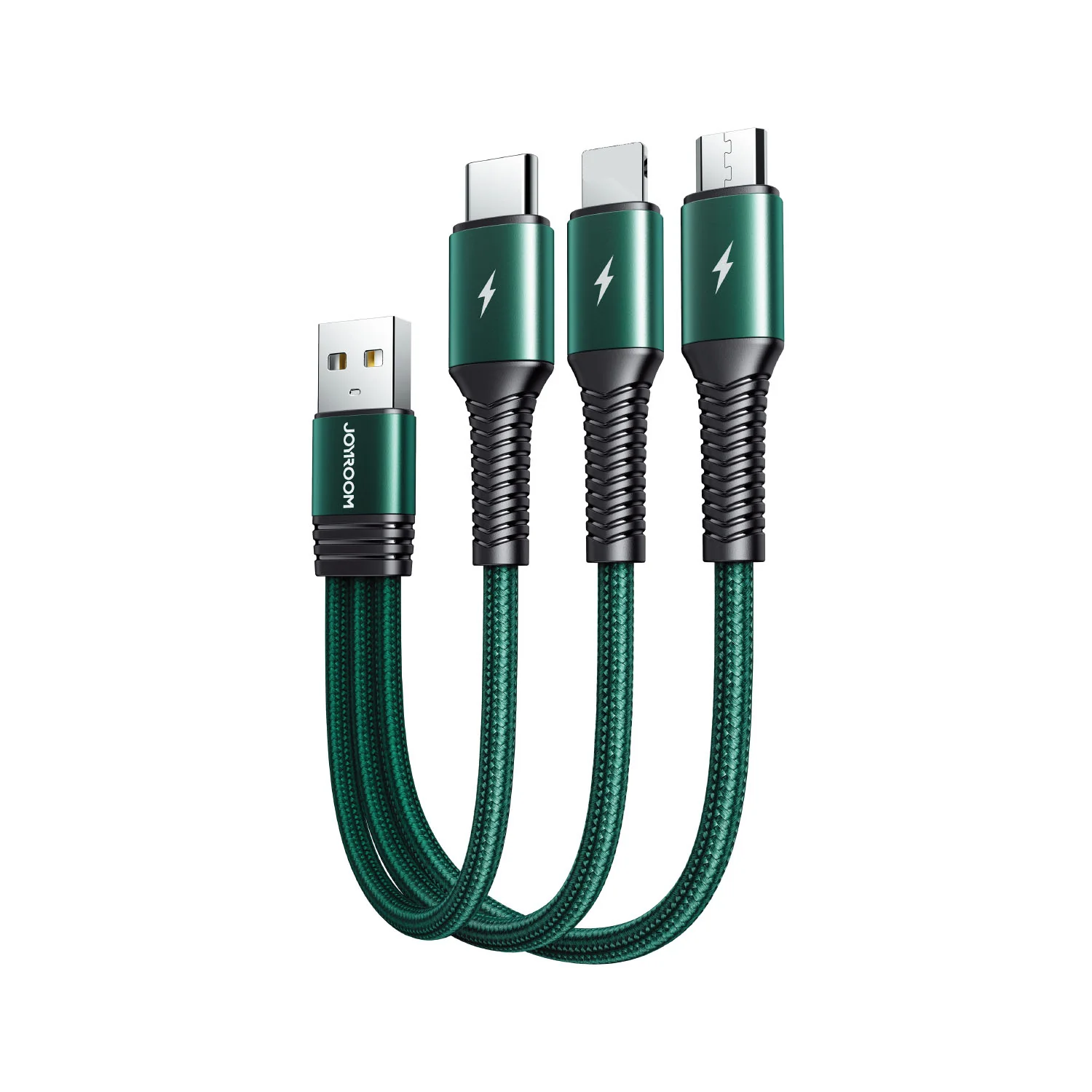 S-01530G9 3 in 1 charging cable 0.15m-micro type c lightning - Image 2