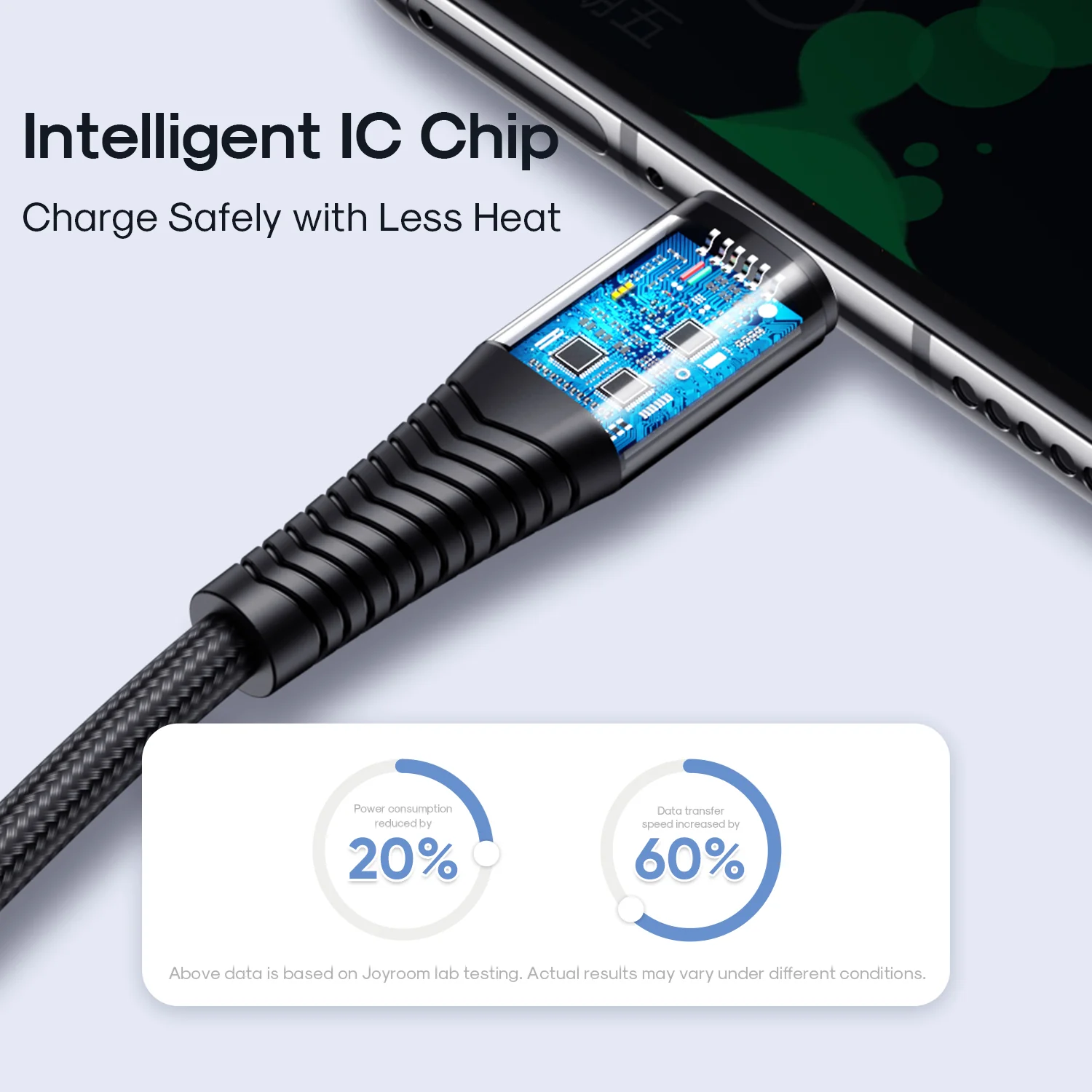 S-1230G12 2in1 charging cable 1.2M Lightning+Type-C - Image 4