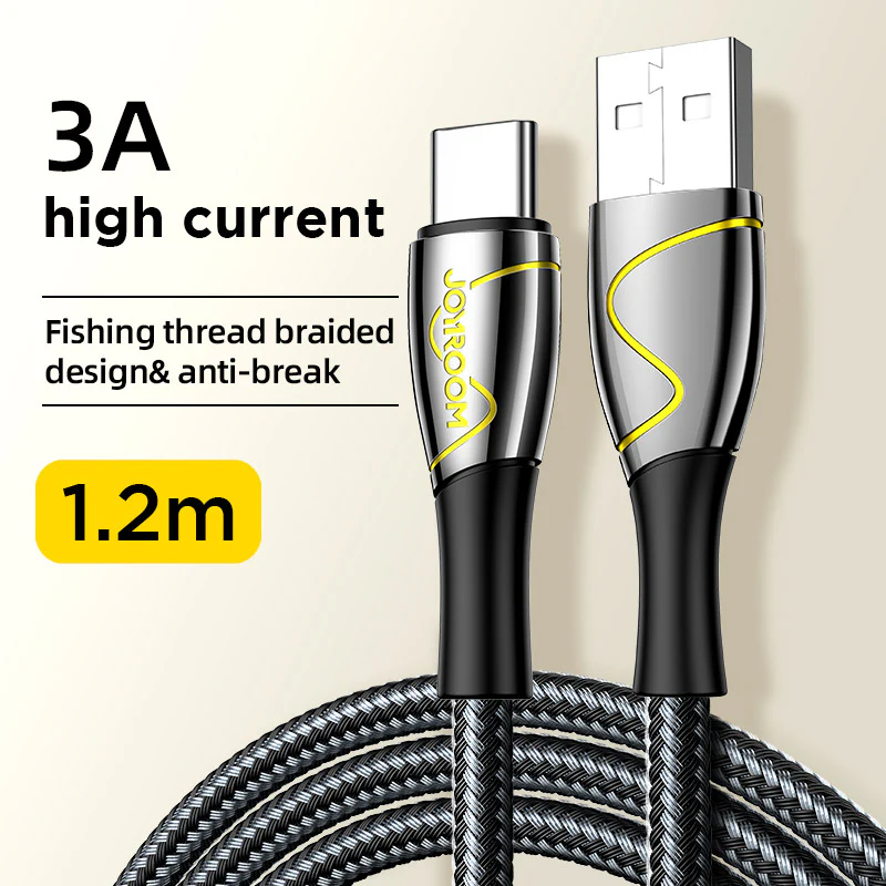 S-1230K6/S-2030K6 1M/2M charge/transmission Type c lightning data cable - Image 3