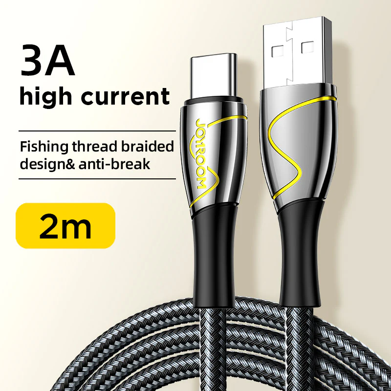 S-1230K6/S-2030K6 1M/2M charge/transmission Type c lightning data cable - Image 4