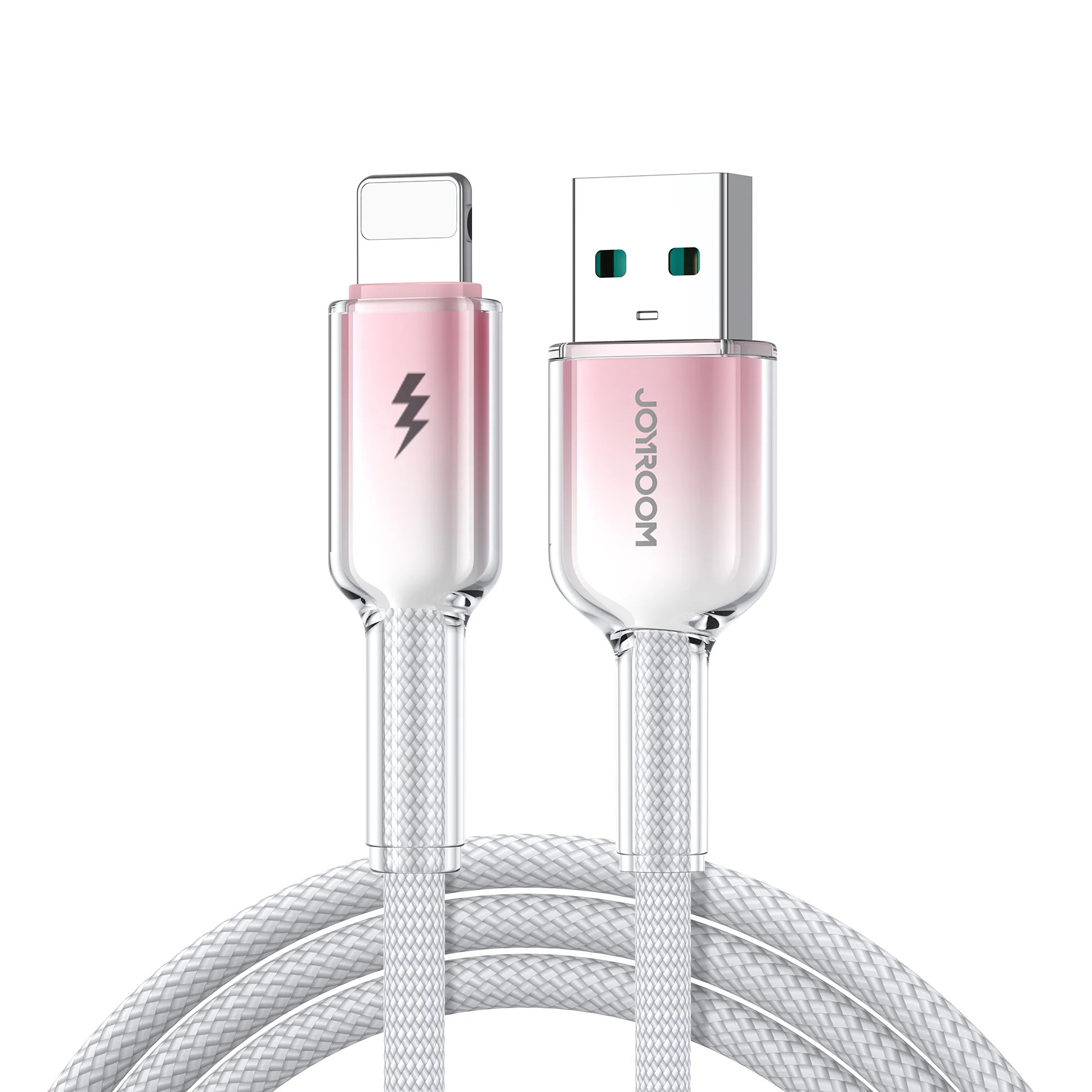 S-A42 Type-C to Type-C 60W/Type-C to Lightning 30W/Lightning 3A/Type-C 3A Cable 1.2m black/White - Image 3