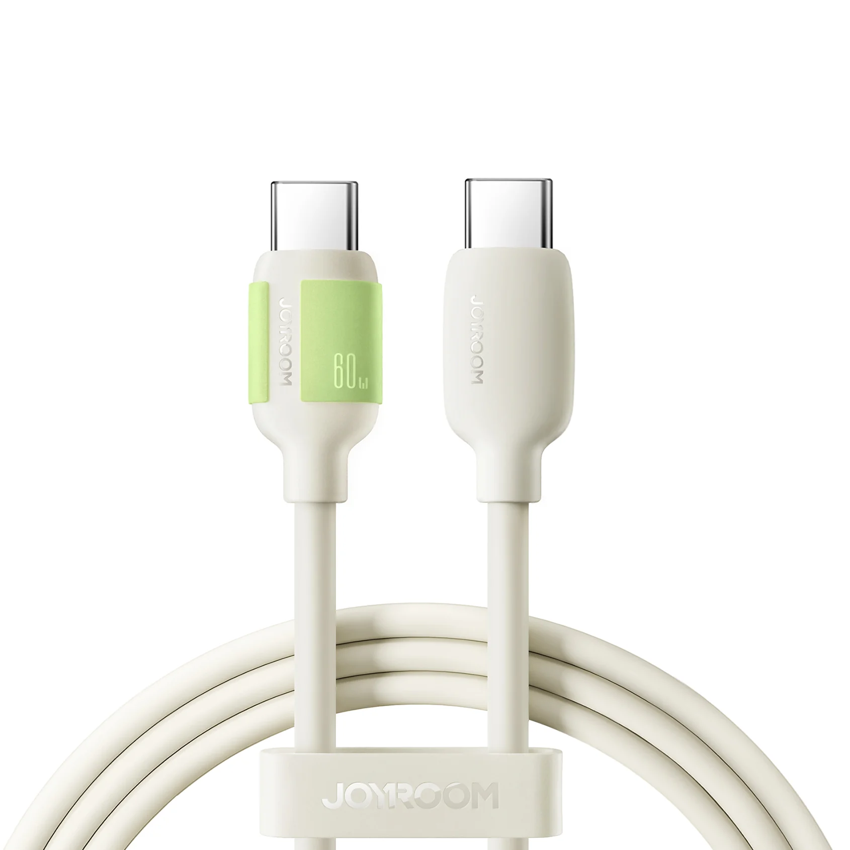 S-A53 Fluorescence series cable Type-C to Type-C 60W/Type-C to Lightning 30W/Lightning 3A/Type-C 3A Cable 1.2m/2m beige - Image 4