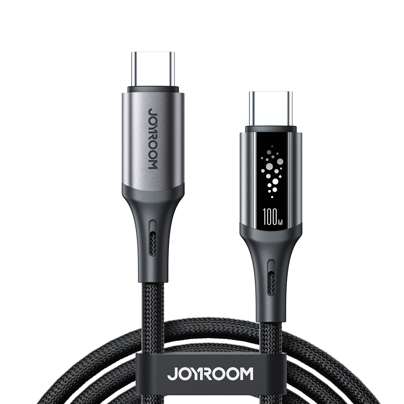 S-A60 100W/30W/3A CC/CL/Type c/Lightning Fast Charging Data Cable 1.2m-Black - Image 3