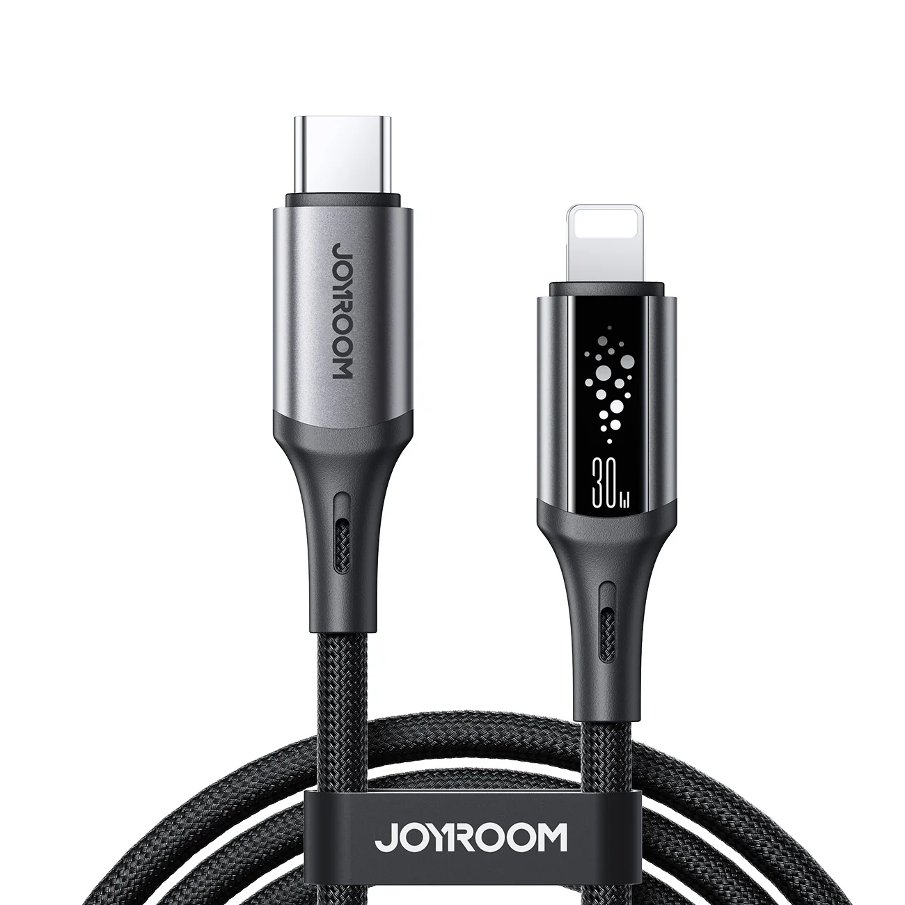 S-A60 100W/30W/3A CC/CL/Type c/Lightning Fast Charging Data Cable 1.2m-Black - Image 4