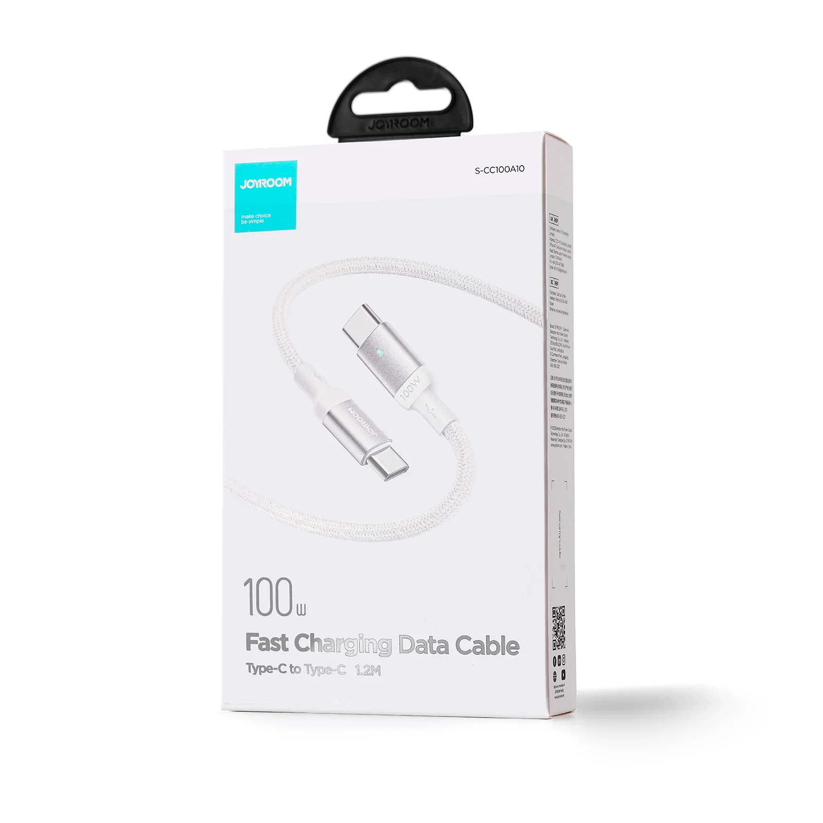 S-CC100A10 100W Nylon Type-C to Type-C cable 1M/2M - Image 8