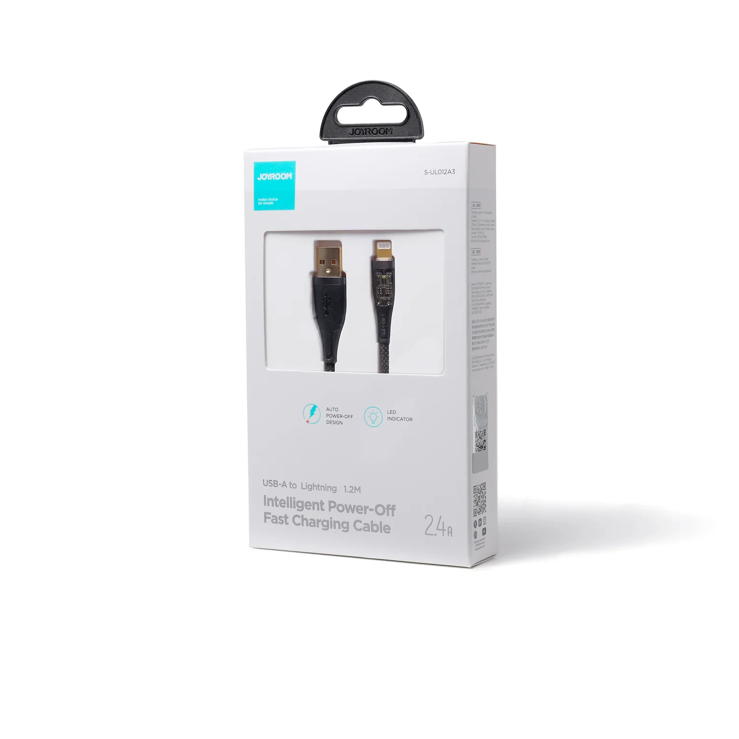 S-UL012A3/S-UC027A3 Lightning/Type c Intelligent Power-Off Fast Charging Cable - Image 7